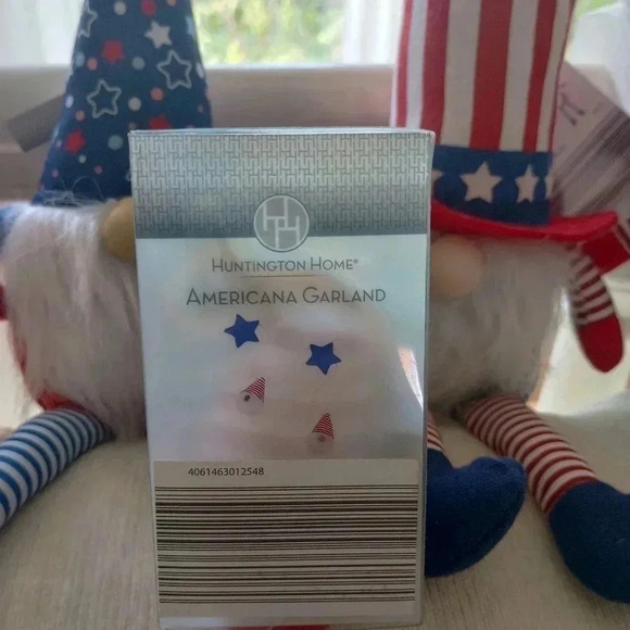 Gnome star red white blue 4th of July Garland's decor hanging decorations home - Picture 4 of 4